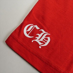 CHROME HEARTS クロム・ハーツ SCROLL LS T-SHIRT RED/WHITE ロンT 赤 Size 【M】 【中古品-ほぼ新品】 20806562