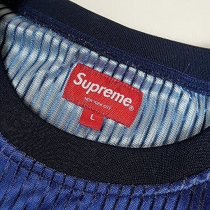 SUPREME シュプリーム 23SS Gradient Mesh Stripe Jersey Royal メッシュジャージー 青 Size 【L】 【中古品-良い】 20806647