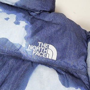 SUPREME シュプリーム THE NORTH FACE 21AW Bleached Denim Print Nuptse Jacket Indigo ジャケット インディゴ Size 【L】 【中古品-良い】 20806683