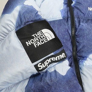 SUPREME シュプリーム THE NORTH FACE 21AW Bleached Denim Print Nuptse Jacket Indigo ジャケット インディゴ Size 【L】 【中古品-良い】 20806683