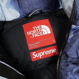 SUPREME シュプリーム THE NORTH FACE 21AW Bleached Denim Print Nuptse Jacket Indigo ジャケット インディゴ Size 【L】 【中古品-良い】 20806683