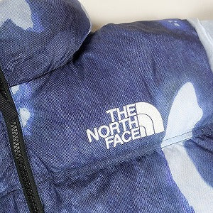 SUPREME シュプリーム THE NORTH FACE 21AW Bleached Denim Print Nuptse Jacket Indigo ジャケット インディゴ Size 【L】 【中古品-良い】 20806683