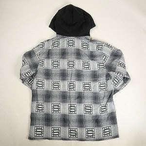 SUPREME シュプリーム 20AW Hooded Shadow plaid Shirts 長袖シャツ 黒 Size 【L】 【中古品-良い】 20806719