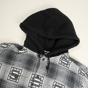 SUPREME シュプリーム 20AW Hooded Shadow plaid Shirts 長袖シャツ 黒 Size 【L】 【中古品-良い】 20806719