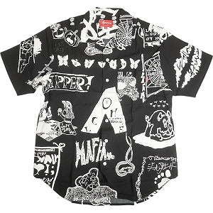 SUPREME シュプリーム 17SS Dream Rayon Shirt Black レーヨン半袖シャツ 黒 Size 【S】 【中古品-良い】 20806728