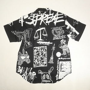 SUPREME シュプリーム 17SS Dream Rayon Shirt Black レーヨン半袖シャツ 黒 Size 【S】 【中古品-良い】 20806728