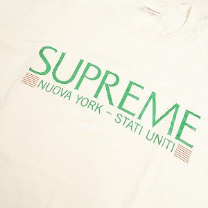 SUPREME シュプリーム 20AW Nuova York Tee Natural Tシャツ ナチュラル Size 【M】 【中古品-良い】 20806733