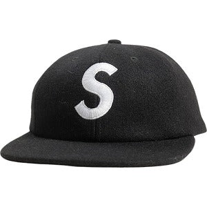 SUPREME シュプリーム Wool S Logo 6-Panel Black キャップ 黒 Size 【フリー】 【新古品・未使用品】 20806739