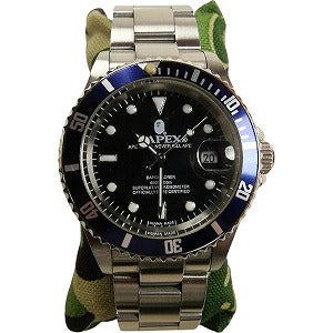 A BATHING APE ア ベイシング エイプ BAPEX サルマリーナ 時計 銀 Size 【フリー】 【中古品-良い】 20806740