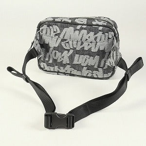 SUPREME シュプリーム 22SS Fat Tip Jacquard Denim Waist Bag Black ウエストバッグ 黒 Size 【フリー】 【新古品・未使用品】 20806742