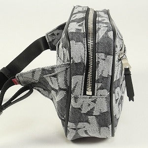 SUPREME シュプリーム 22SS Fat Tip Jacquard Denim Waist Bag Black ウエストバッグ 黒 Size 【フリー】 【新古品・未使用品】 20806742