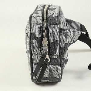 SUPREME シュプリーム 22SS Fat Tip Jacquard Denim Waist Bag Black ウエストバッグ 黒 Size 【フリー】 【新古品・未使用品】 20806742