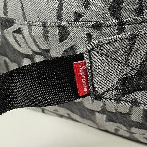 SUPREME シュプリーム 22SS Fat Tip Jacquard Denim Waist Bag Black ウエストバッグ 黒 Size 【フリー】 【新古品・未使用品】 20806742