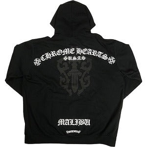 CHROME HEARTS クロム・ハーツ MALIBU EXCLUSIVE CH ARCH USA  DAGGER EYE CHART ZIP HOODIE BLACK  ジップパーカー 黒 Size 【XL】 【中古品-ほぼ新品】 20806751