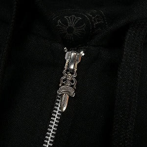 CHROME HEARTS クロム・ハーツ MALIBU EXCLUSIVE CH ARCH USA  DAGGER EYE CHART ZIP HOODIE BLACK  ジップパーカー 黒 Size 【XL】 【中古品-ほぼ新品】 20806751