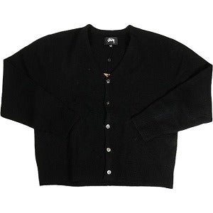 STUSSY ステューシー Brushed Cardigan Black カーディガン 黒 Size 【XL】 【新古品・未使用品】 20806767