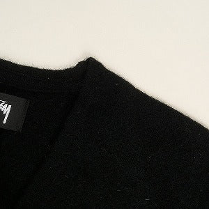 STUSSY ステューシー Brushed Cardigan Black カーディガン 黒 Size 【XL】 【新古品・未使用品】 20806767