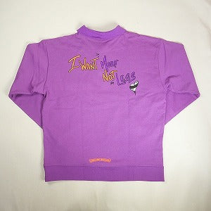 CHROME HEARTS クロム・ハーツ MATTY BOY PPO I WANT MORE NOT LESS LS POLO PURPLE 長袖ポロシャツ 紫 Size 【L】 【新古品・未使用品】 20806769