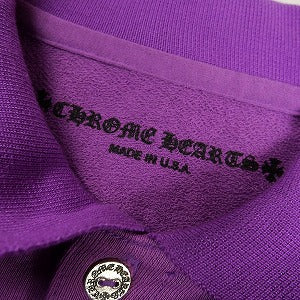 CHROME HEARTS クロム・ハーツ MATTY BOY PPO I WANT MORE NOT LESS LS POLO PURPLE 長袖ポロシャツ 紫 Size 【L】 【新古品・未使用品】 20806769