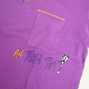 CHROME HEARTS クロム・ハーツ MATTY BOY PPO I WANT MORE NOT LESS LS POLO PURPLE 長袖ポロシャツ 紫 Size 【L】 【新古品・未使用品】 20806769