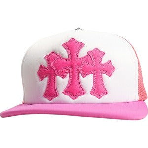 CHROME HEARTS クロム・ハーツ TRUCKER CAP NEW 3 CEM CRS HOT PINK キャップ ピンク Size 【フリー】 【新古品・未使用品】 20806774