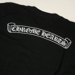 CHROME HEARTS クロム・ハーツ SCROLL L/S T-SHIRT BLACK/WHITE ロンT 黒 Size 【L】 【新古品・未使用品】 20806818