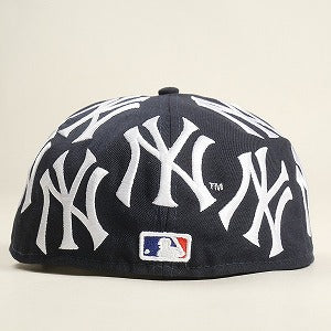 SUPREME シュプリーム ×New York Yankees 21AW Box Logo New Era Navy ボックスロゴニューエラキャップ 紺 Size 【7　1/2(L)】 【中古品-非常に良い】 20806821