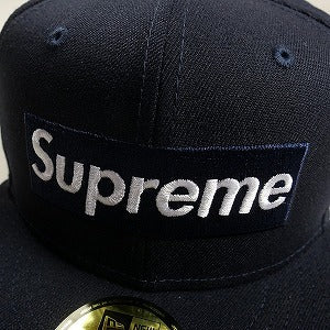 SUPREME シュプリーム ×New York Yankees 21AW Box Logo New Era Navy ボックスロゴニューエラキャップ 紺 Size 【7　1/2(L)】 【中古品-非常に良い】 20806821