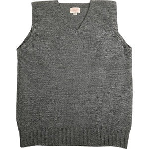 At Last ＆ Co アットラスト/BUTCHER PRODUCTS ブッチャープロダクツ KNIT VEST ニットベスト 灰 Size 【40】 【中古品-非常に良い】 20806829