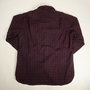 At Last ＆ Co アットラスト/BUTCHER PRODUCTS ブッチャープロダクツ WOOL SHIRT BURGUNDY 長袖シャツ バーガンディー Size 【16】 【中古品-良い】 20806831