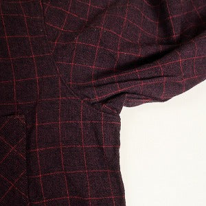 At Last ＆ Co アットラスト/BUTCHER PRODUCTS ブッチャープロダクツ WOOL SHIRT BURGUNDY 長袖シャツ バーガンディー Size 【16】 【中古品-良い】 20806831