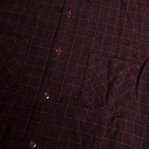 At Last ＆ Co アットラスト/BUTCHER PRODUCTS ブッチャープロダクツ WOOL SHIRT BURGUNDY 長袖シャツ バーガンディー Size 【16】 【中古品-良い】 20806831