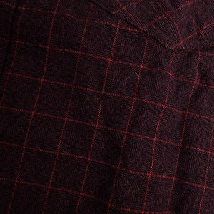 At Last ＆ Co アットラスト/BUTCHER PRODUCTS ブッチャープロダクツ WOOL SHIRT BURGUNDY 長袖シャツ バーガンディー Size 【16】 【中古品-良い】 20806831