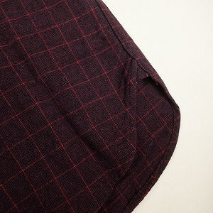 At Last ＆ Co アットラスト/BUTCHER PRODUCTS ブッチャープロダクツ WOOL SHIRT BURGUNDY 長袖シャツ バーガンディー Size 【16】 【中古品-良い】 20806831