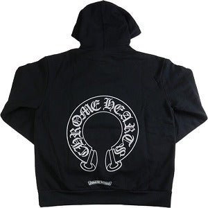 CHROME HEARTS クロム・ハーツ WWW.CHROMEHEARTS.COM SILVER GLITTER HOODIE パーカー 黒銀 Size 【XL】 【新古品・未使用品】 20806852