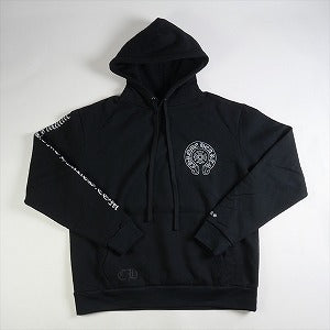 CHROME HEARTS クロム・ハーツ WWW.CHROMEHEARTS.COM SILVER GLITTER HOODIE パーカー 黒銀 Size 【XL】 【新古品・未使用品】 20806852