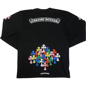 CHROME HEARTS クロム・ハーツ Multi Color Cross Cemetery L/S Tee BLACK ロンT 黒 Size 【L】 【新古品・未使用品】 20806853