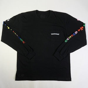 CHROME HEARTS クロム・ハーツ Multi Color Cross Cemetery L/S Tee BLACK ロンT 黒 Size 【L】 【新古品・未使用品】 20806853