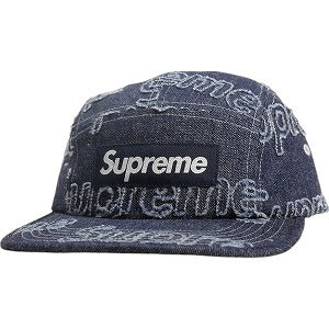 SUPREME シュプリーム 24AW Lasered Denim Camp Cap Navy キャンプキャップ 紺 Size 【フリー】 【新古品・未使用品】 20806941