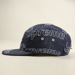 SUPREME シュプリーム 24AW Lasered Denim Camp Cap Navy キャンプキャップ 紺 Size 【フリー】 【新古品・未使用品】 20806941