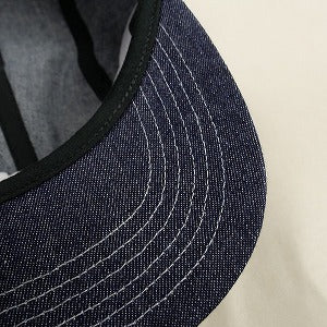 SUPREME シュプリーム 24AW Lasered Denim Camp Cap Navy キャンプキャップ 紺 Size 【フリー】 【新古品・未使用品】 20806941