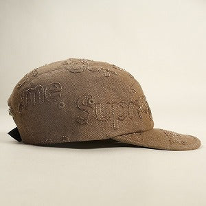 SUPREME シュプリーム 24AW Lasered Denim Camp Cap Brown キャンプキャップ 茶 Size 【フリー】 【新古品・未使用品】 20806942