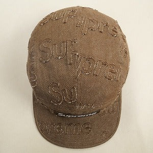 SUPREME シュプリーム 24AW Lasered Denim Camp Cap Brown キャンプキャップ 茶 Size 【フリー】 【新古品・未使用品】 20806942