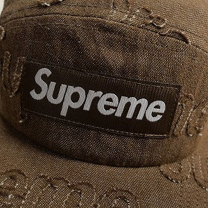 SUPREME シュプリーム 24AW Lasered Denim Camp Cap Brown キャンプキャップ 茶 Size 【フリー】 【新古品・未使用品】 20806942