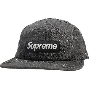 SUPREME シュプリーム 24AW Lasered Denim Camp Cap Black キャンプキャップ 黒 Size 【フリー】 【新古品・未使用品】 20806944