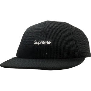 SUPREME シュプリーム ×Polartec 24AW Waffle Small Box 6-Panel Black キャップ 黒 Size 【フリー】 【新古品・未使用品】 20806945