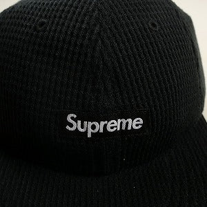 SUPREME シュプリーム ×Polartec 24AW Waffle Small Box 6-Panel Black キャップ 黒 Size 【フリー】 【新古品・未使用品】 20806945