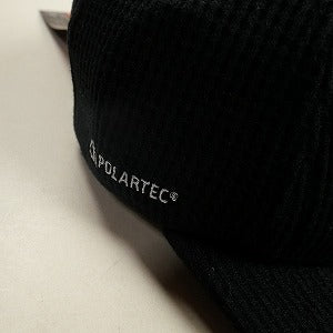 SUPREME シュプリーム ×Polartec 24AW Waffle Small Box 6-Panel Black キャップ 黒 Size 【フリー】 【新古品・未使用品】 20806945