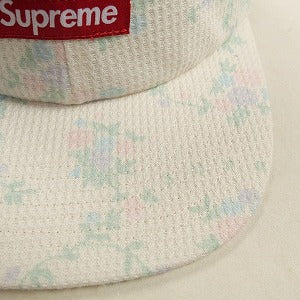 SUPREME シュプリーム ×Polartec 24AW Waffle Small Box 6-Panel Floral キャップ 白 Size 【フリー】 【新古品・未使用品】 20806946