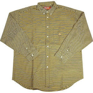 SUPREME シュプリーム 24AW Loose Fit Flannel Oxford Shirt Yellow Plaid 長袖シャツ 黄 Size 【L】 【新古品・未使用品】 20806952